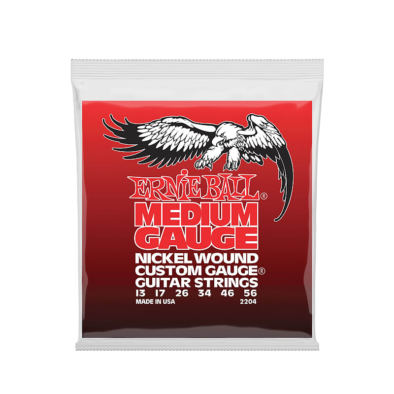 Ernie Ball Medium Nickel Wound w/ wound G Electric Guitar Reverb