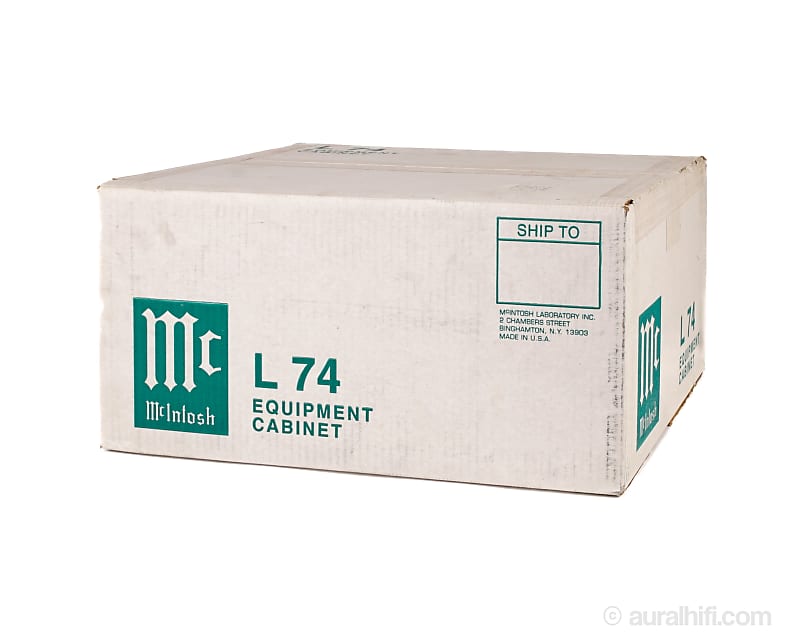 NOS / McIntosh L74 // Rare Walnut Cabinet / Sealed in the Factory Box image 1