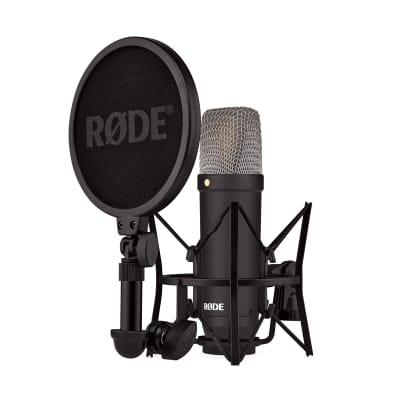 Rode NT1 Signature Series Condenser Microphone with SM6 Shockmount and Pop Filter - Black image 2