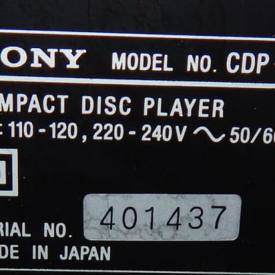 Sony CDP-C705 older 5 disc cd player image 9