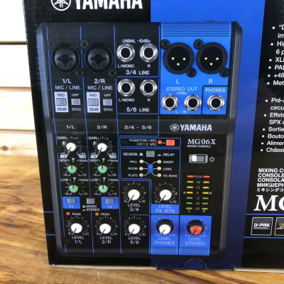 Yamaha MG06X 6-Input Stereo Mixer with Effects image 6