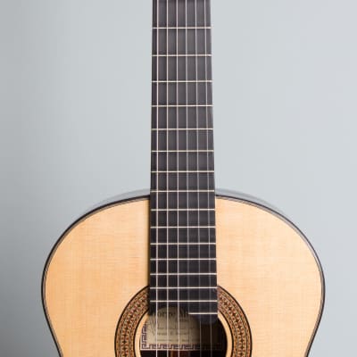 Jorge Menezes  Robert Bouchet Style Classical Guitar (2023), ser. #105, black hard shell case. image 8
