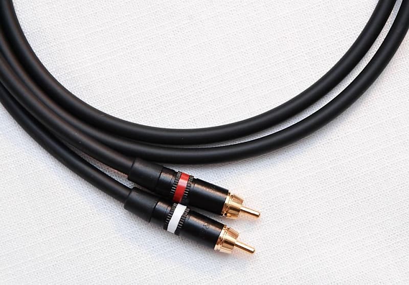 Rega Couple v1 [exact clone] OCC RCA Interconnects 3ft pair  			