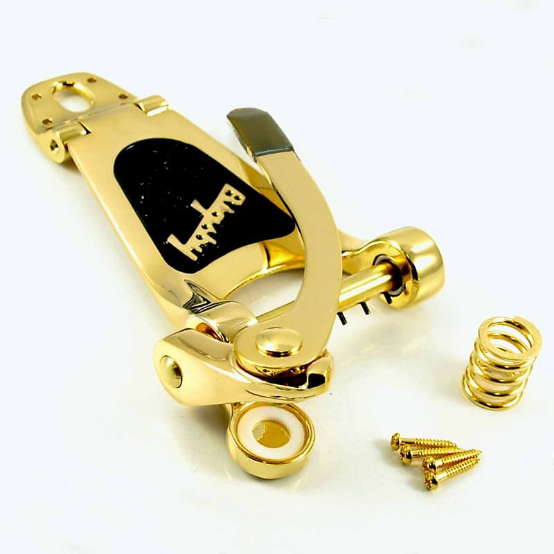 BIGSBY B3 original Gold Tremolo Tailpiece for Thin Archtop & semi-Hollow  body Aluminium