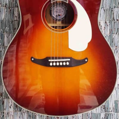 Fender Palomino Vintage Electro-Acoustic Grand Auditorium, Sienna Sunburst for sale