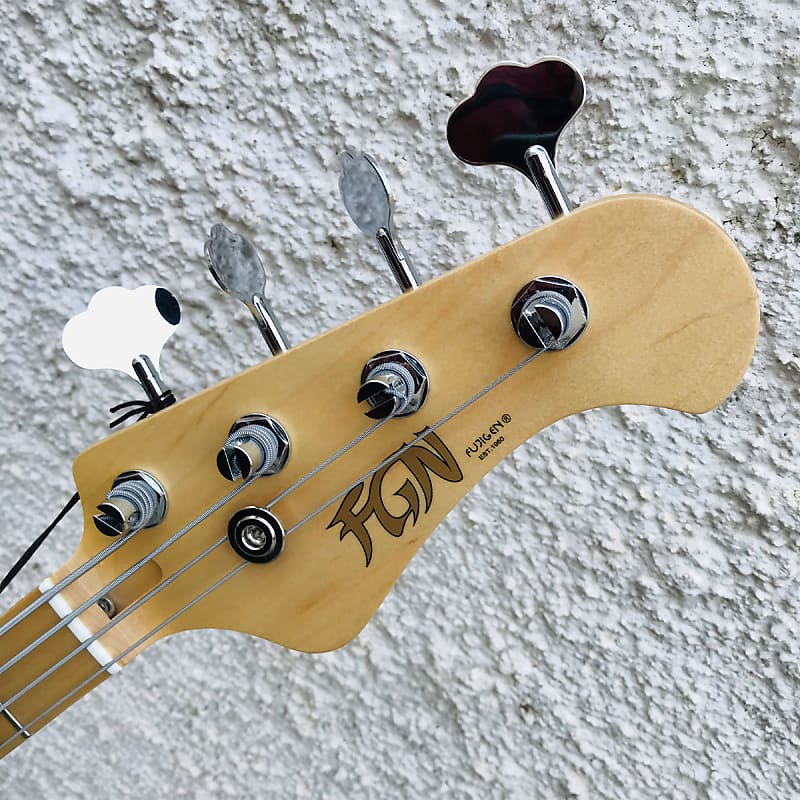 FGN Guitars J-Standard Mighty Jazz JMJ-ASH-M/VNT Vintage