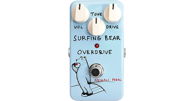 Animals Pedal Surfing Bear Overdrive V1 | Reverb
