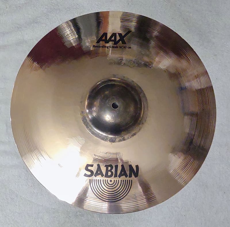 Sabian AAX 16" Recording Crash Cymbal - Brilliant image 1
