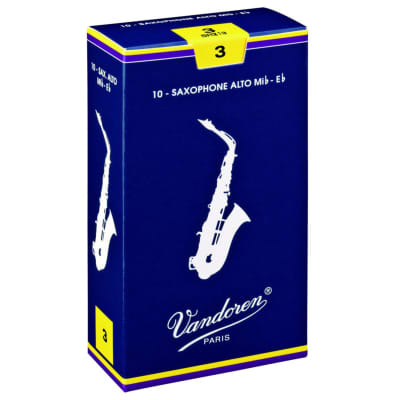 Vandoren Classic Alto Sax Reeds 2.0 Box of 10 - Reed for Alto Saxophone Bild 1