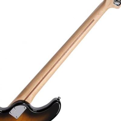 Cort GB Series J-Style Electric Bass Guitar - Two Tone Burst image 4