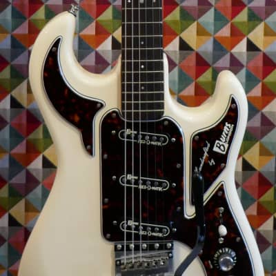Burns 'The Marvin' 1964 Reissue White Signature Electric Guitar 