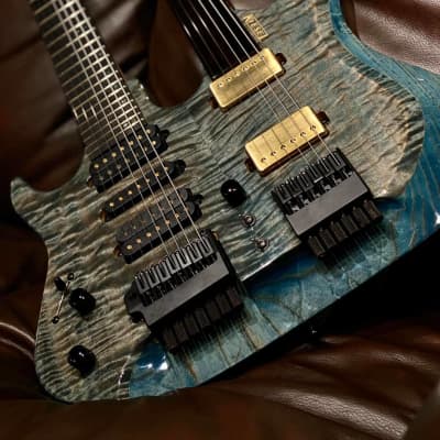 Kiesel Double-Neck Osiris 2020 Aurora Blue image 1