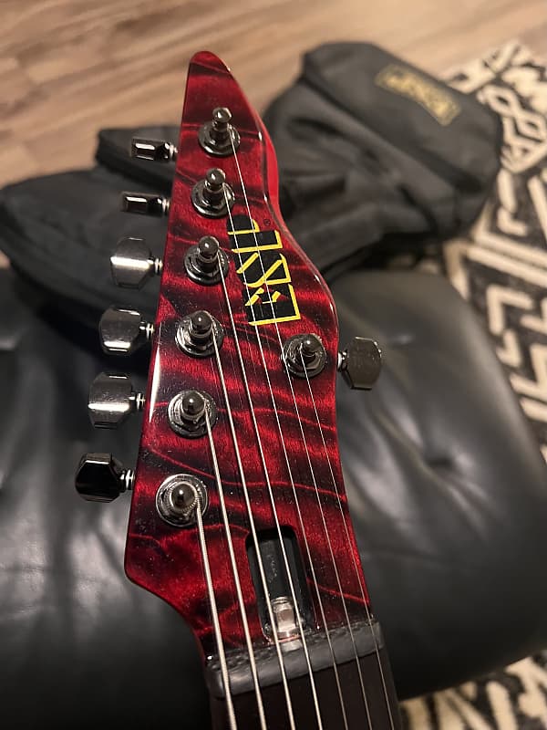 Esp D-DR-II-7ST 2018 Deep red transparent | Reverb