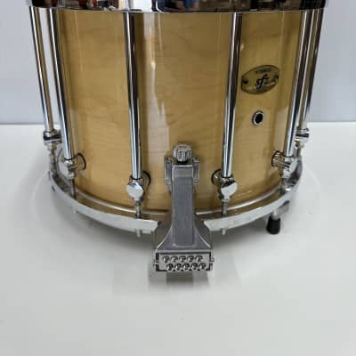 Yamaha Marching Snare Drum MS-9314CH NAG - Natural Gloss image 2