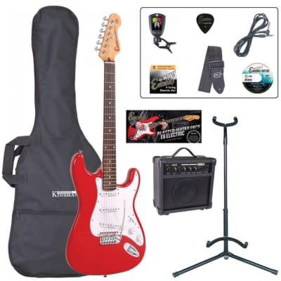 Encore E6 Electric Guitar Pack - Red for sale