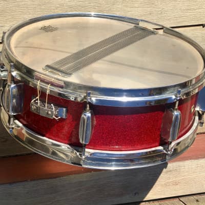 RARE 1 of A KIND ROGERS HOLIDAY SNARE #2636 HAND signed DINO DANELLI "RASCALS"1960s RED SPARKLE image 12