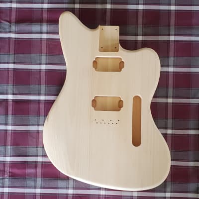 Woodtech Routing 2 pc. Eastern White Pine Double Humbucker Telemaster Body - Unfinished image 1