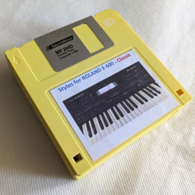 Roland E600 Keyboard Floppy Disk Styles Collection image 3