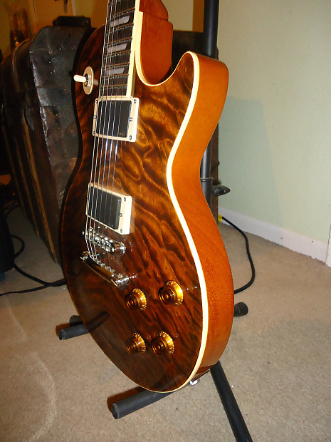 SALE* Tokai LS-85Q Love Rock RARE rootbeer brown quilt top