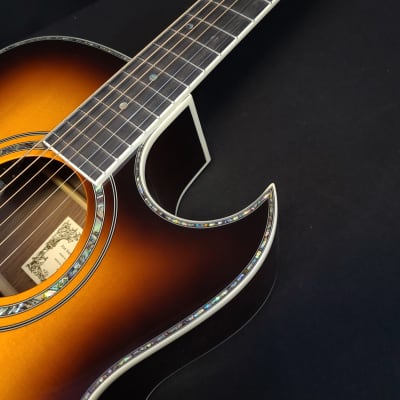2021 Ibanez JSA20-VB Joe Satriani Signature Acoustic Electric Guitar w/ Gig Bag image 5