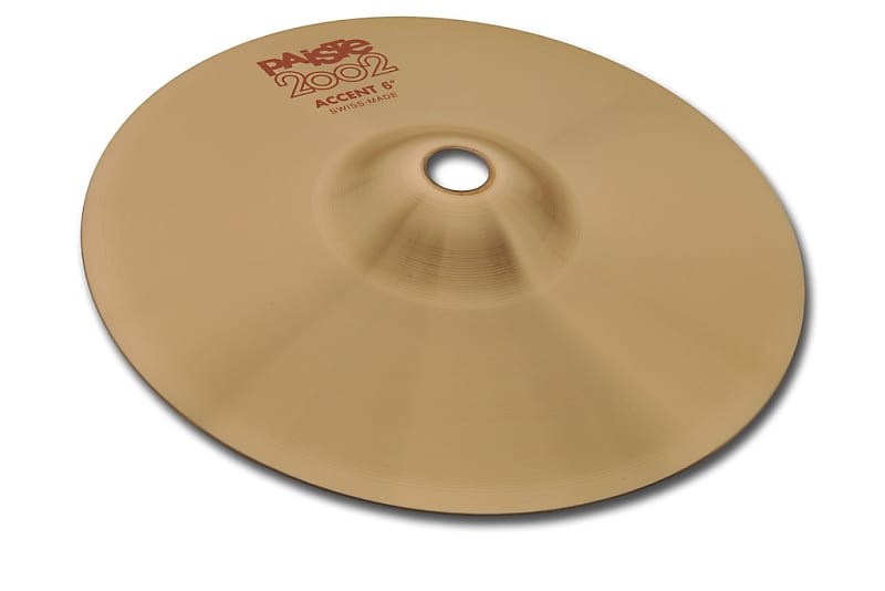 Paiste 6 Inch 2002 Series Accent Cymbal with Lively Intensity (1069306) image 1