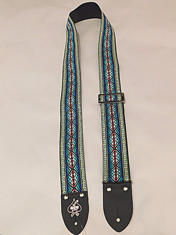 D'Andrea Reissue ACE 13 Jacquard Weave 2" wide Guitar Strap  SUMMER OF 69 image 1