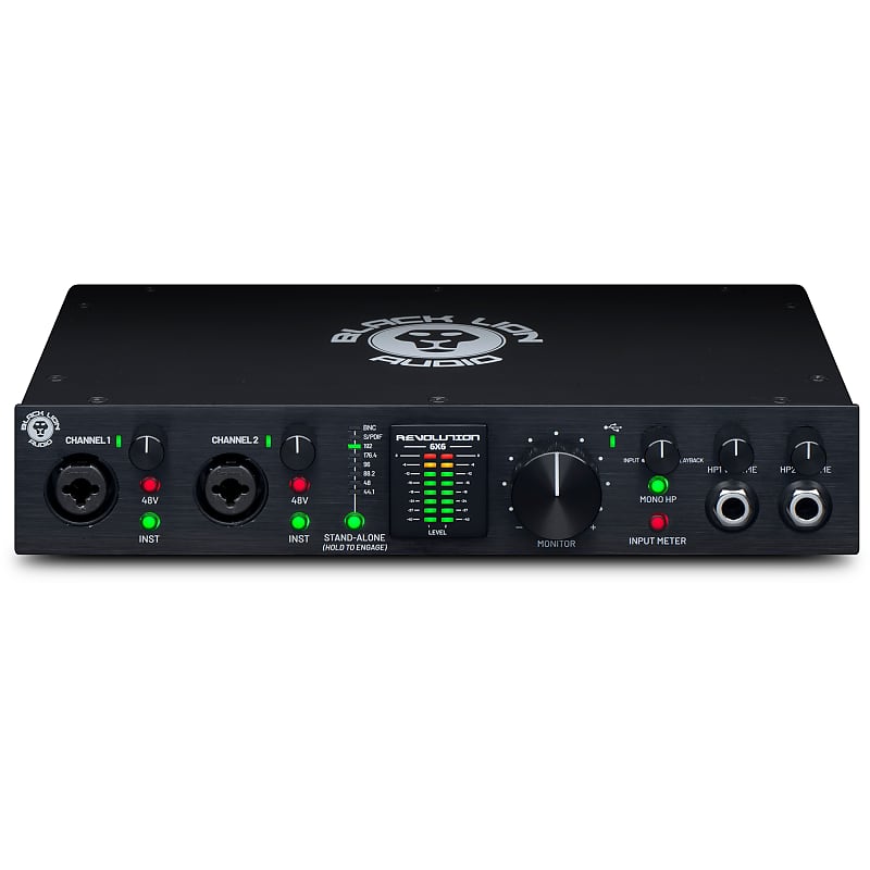 Black Lion Audio Revolution 6x6 6-In 6-Out USB Audio Interface / Word Clock / DAC / ADC image 1