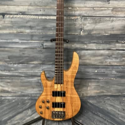 ESP/LTD Left Handed B-204SM Spalted Maple 4-String Electric Bass image 2