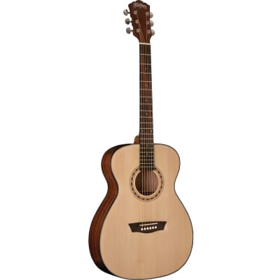 Washburn AF5K-A Acoustic Guitar w/ Case - Natural image 1