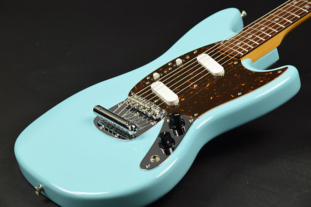 Fender Japan Mustang MG69 Sonic Blue | Reverb