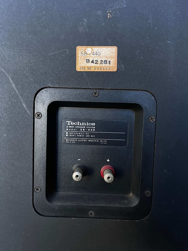 Vintage TECHNICS SB-440 Speakers High Sensitivity Series
