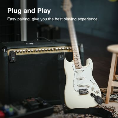 LEKATO 2.4GHz 18 Channels Wireless Guitar Transmitter Receiver Audio System image 7