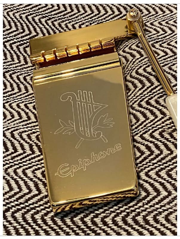 New! WD Long Vibrola Tremolo Tailpiece In GOLD fits Epiphone Reverb