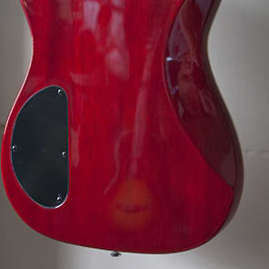 G&L Tribute ASAT Deluxe Carved Top Guitar Cherry Sunburst Rosewood FB image 4