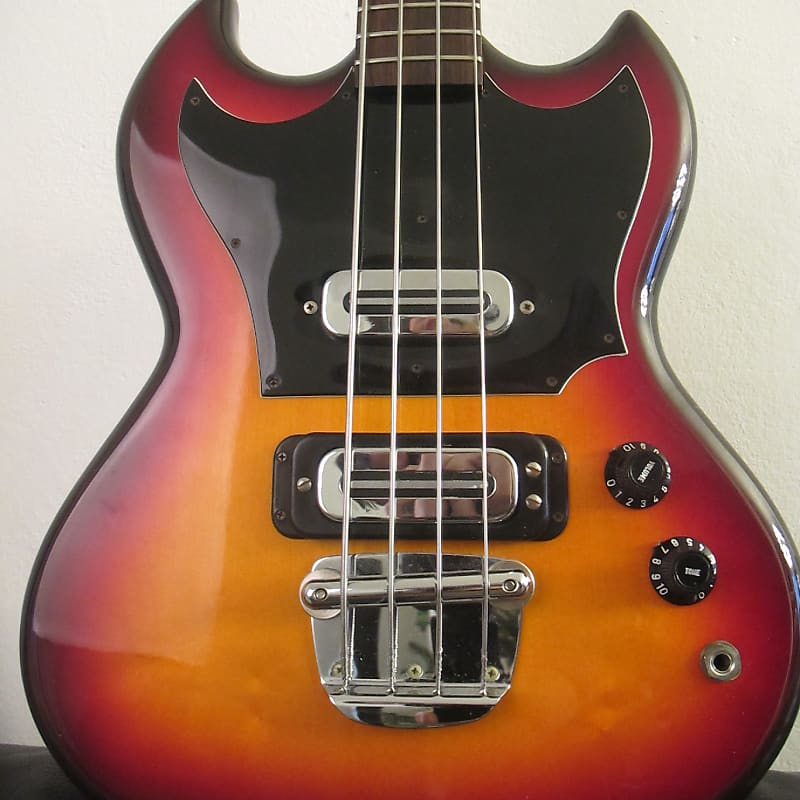 1969 Hoyer SG  Bass  Brownburst. Player! Made in  West Germany image 1