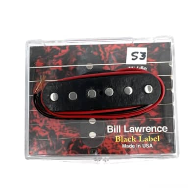 Bill Lawrence S3 Bridge Position Electric Guitar Pickup Black for sale
