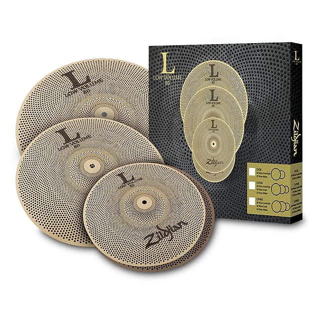 Zildjian LV468 Low Volume L80 14",  16", & 18" Cymbal Pack image 1