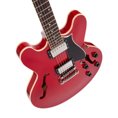 2021 Heritage Standard H-535 Semi-Hollow Electric Guitar with Case, Trans Cherry, AL17602 image 12