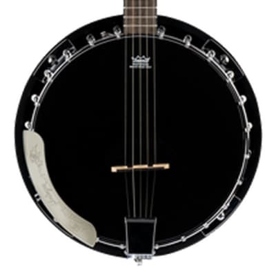 Ortega Guitars OBJ250-SBK Raven Series 5-String Banjo - Black image 4