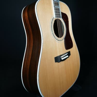 Guild USA D55-E Acoustic/Electric Dreadnought Natural (Actual Guitar) image 4
