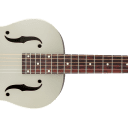 Gretsch G9201 Honey Dipper Round-Neck, Brass Body Biscuit Cone Resonator Guitar Shed Roof Finish