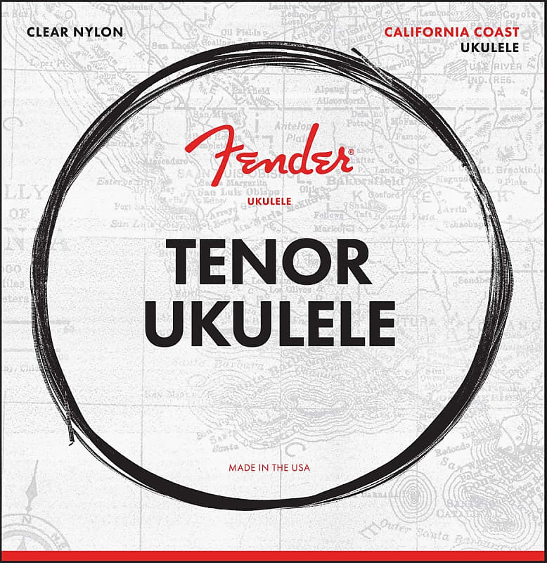Fender 90T California Coast Nylon Tenor Ukulele Strings image 1
