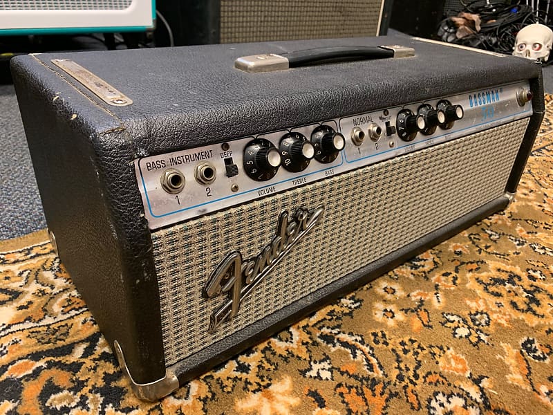 Fender Bassman 50 1973 (with Plexi mod) Amplifier Head | Reverb