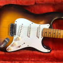 1957 Fender Stratocaster Maple Fretboard Sunburst Refinished Vintage Original Pickups Pots & parts