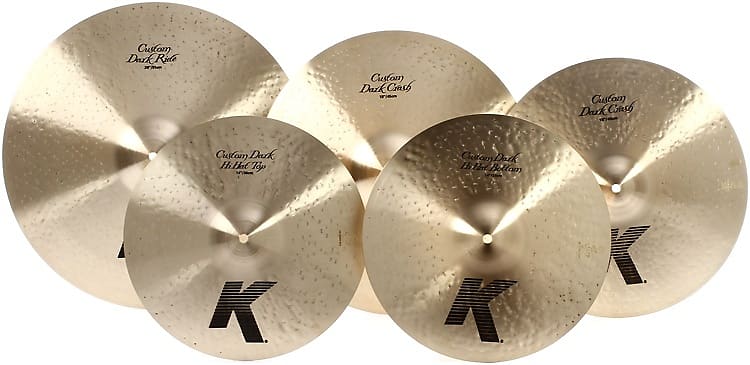 Zildjian K Custom Dark Cymbal Set - 14/16/18/20 inch image 1
