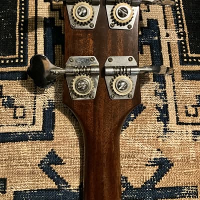 1969 Gibson Eb0 “Walnut“ 7.5 LBS Featherweight Short Scale Bass OHSC image 3