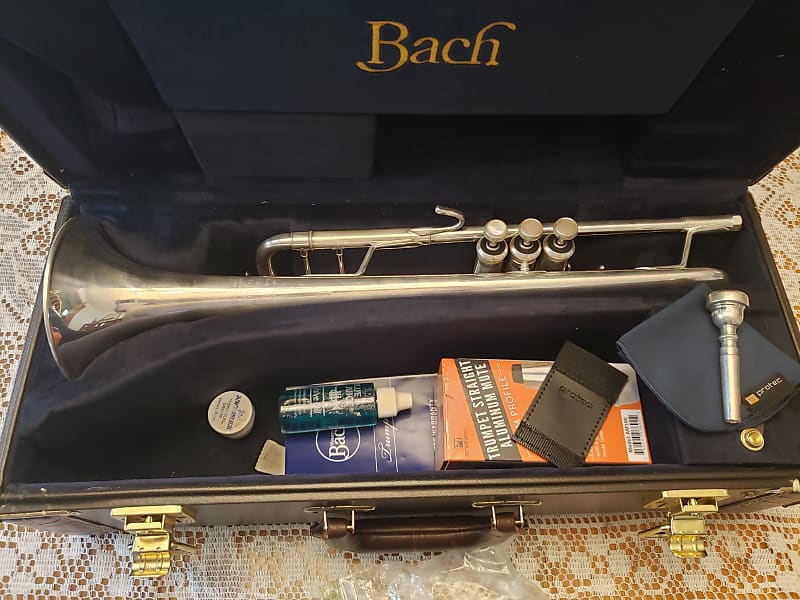 Very Recent Bach Stradivarius 180S37 Silver Trumpet! Chem | Reverb