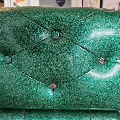 Plush P1000 S Head and 2x15" Cabinet 1968-1974 - Green Sparkle image 6