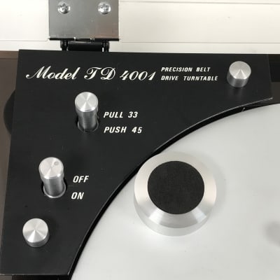 Audio Linear TD 4001 Rare Classic Belt-Drive Turntable image 2