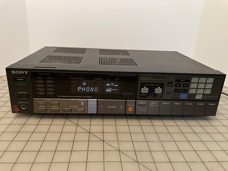 Vintage Sony STR-AV360 Audio Receiver Good Condition  			